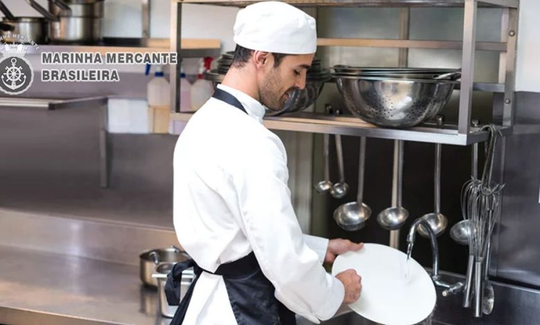 trabalhar como taifeiro na Marinha Mercante